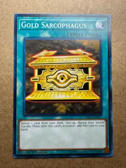 Gold Sarcophagus SDCL-EN027 Cyberse Link 1st Edition Yugioh - Image 1