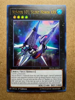 Number 101: Silent Honor ARK DUDE-EN017 Duel Devastator 1st Edition Yugioh - Image 1