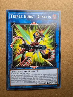 Triple Burst Dragon SDRR-EN045 Extreme Force 1st Edition Yugioh - Image 1