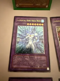 Yugioh Lot Elemental Hero Flame Wingman TLM Aqua Neos POTD 1st Edition Silver - Image 4