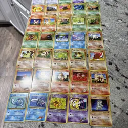 Lot Of 35 NM Vintage Japanese Pokemon Cards 1996 - Image 1