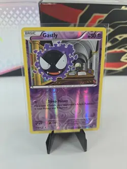 Gastly Reverse Holo Common 58/162 BREAKthrough NM Pokemon TCG Card - Image 1