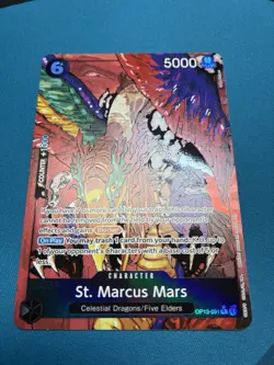 One Piece Card Game St Marcus Mars OP13-091 Carrying On His Will Alternate Art R - Image 3