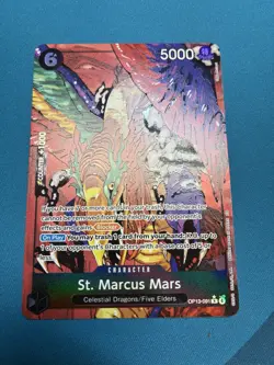 One Piece Card Game St Marcus Mars OP13-091 Carrying On His Will Alternate Art R - Image 4
