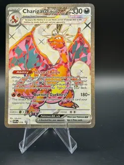 Charizard ex SVP 056 Black Star Promo Full Art Pokemon TCG Card NM-M - Image 1