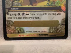 Gone Fishin' World of Warcraft WoW Unscratched Loot Card 2/3 Outland Unused Code - Image 2