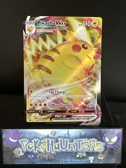 Pokemon Card PIKACHU VMAX Swsh286 STANDARD SIZE Black Star Promo Near Mint - Image 1