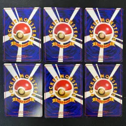 Jungle 1997 Normal Card Set of 6 Japanese Pokemon Card Old Back S007262 - Image 2