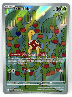Shuckle - 136/132 Pokemon TCG Mega Evolution Illustration Rare Pokemon Card - Image 1