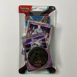 Pokemon Obsidian Flames 2023 1-pack Blister (Houndstone) SV03 *Worn Hanger Card* - Image 2