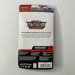 Pokemon Obsidian Flames 2023 1-pack Blister (Houndstone) SV03 *Worn Hanger Card* - Image 3