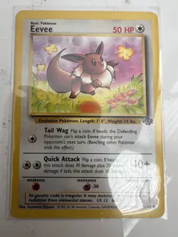 Eevee - 51/64 - Common - Jungle Set Unlimited - Pokemon Card - WOTC - MP - Image 1