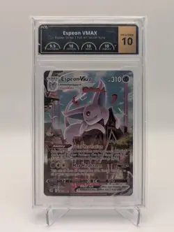 Espeon Vmax PCG 10 Fusion Strike Alt Art Pokemon Card 270/264 Full Art 2021 FA - Image 1