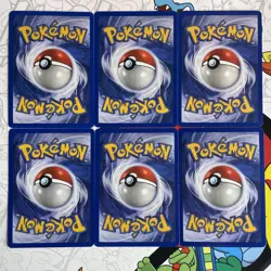 6 Card Lot Of Vintage Pokemon | Rocket First Edition NM Lot - Image 2