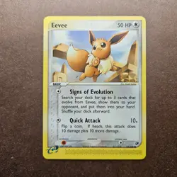 Eevee 63/100 Pokemon EX Sandstorm Regular Card - LP - Image 1