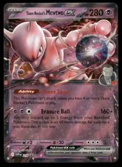 Team Rocket's Mewtwo ex 216 SVP SV: Scarlet & Violet Promo Cards NM - Image 1