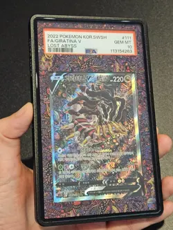 Pokemon Card KOR GIRATINA V Alt Art Lost Abyss PSA 10 Lost Origin 111/100 - Image 1