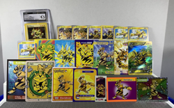 Pokemon Lot of 21 Cards + Stickers All Electabuzz Black Star Movie Promo Slab - Image 2