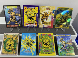 Pokemon Lot of 21 Cards + Stickers All Electabuzz Black Star Movie Promo Slab - Image 3