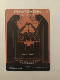 Phyrexian Altar Mtg Encyclopedia AZ Secret Lair Free Shipping - Image 1
