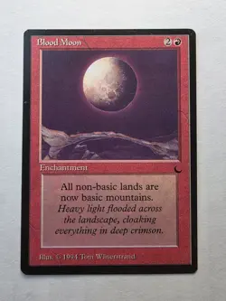 MTG Magic The Gathering Blood Moon The Dark - Image 1