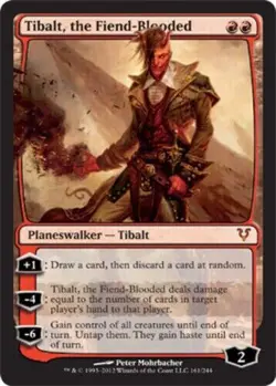 Tibalt, the Fiend-Blooded - Foil NM, English MTG Avacyn Restored - Image 1