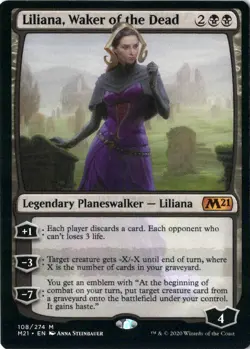 Liliana, Waker Of The Dead NM* Core Set 2021 M21 ENGLISH 108/274 -UnltdCards - Image 1