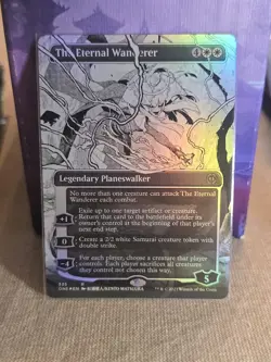 The Eternal Wanderer (Borderless) Phyrexia: All Will Be One Foil - Image 1