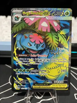 Pokemon TCG Mega Evolutions Mega Venusaur EX 155/132 Ultra Rare NM - Image 1