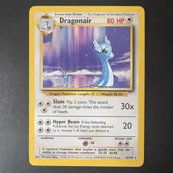 Vintage Pokemon Non-holo Rare Dragonair 18/102 Base Set WotC 1999 - Image 1