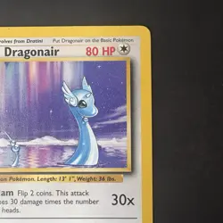 Vintage Pokemon Non-holo Rare Dragonair 18/102 Base Set WotC 1999 - Image 3