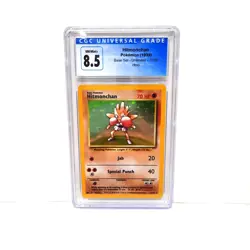 1999 Pokemon HITMONCHAN Base Set Unlimited Holo Rare #7/102 CGC 8.5 NM/MINT+ - Image 1