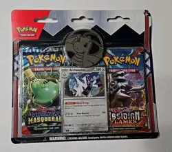 Pokemon Blister 2 Pack Twilight Masquerade + Obsidian Flames New Sealed - Image 1