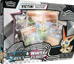 Pokemon Black Bolt & White Flare Victini Illustration Collection Box SV [SEALED] - Image 1