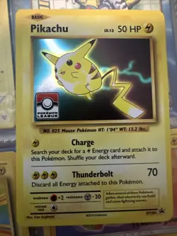 Lightly Played, English Pokemon Holo Pikachu - XY202 - Holo - XY Promo XY - Blac - Image 2