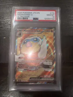 PSA 10 GEM Mint 2025 Pokemon Mamoswine ex 174/159 Journey Together Ultra Rare - Image 1