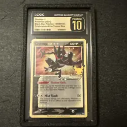 Pokemon 2021 Greninja SWSH144 Celebrations Black Star Promo CGC 10 PRISTINE - Image 1