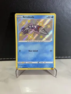 Arrokuda SW&SH: Shining Fates SV31/SV122 Shiny Vault Holo Ultra Rare Pokemon TCG - Image 1