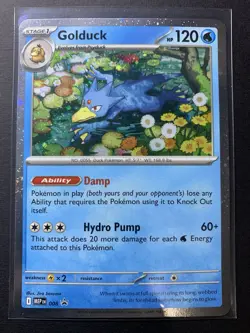 Golduck 008 Mega Evolution 3 pack blister Promo Holo Pokemon TCG - Image 1