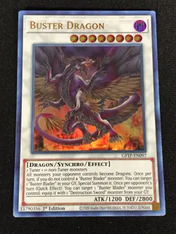 Yugioh Buster Dragon GFTP-EN097 1ST Ultra (NM) - Image 1