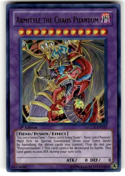 Yugioh Armityle the Chaos Phantom LCGX-EN211 Ultra Rare NM 1st Edition - Image 1