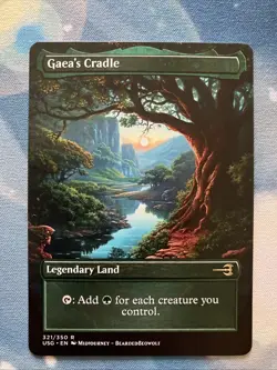 MTG - Gaea's Cradle - Custom Art - Playtest Card - Image 1