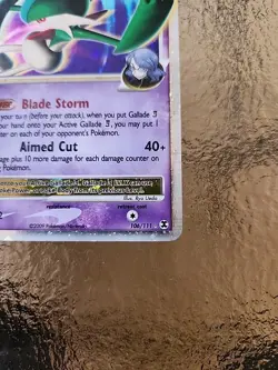 Pokemon TCG Rising Rivals 2009 Gallade LV x Holo Card 106/111 - Image 2