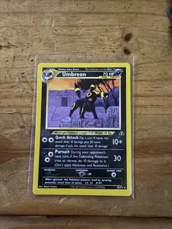 Pokemon TCG Umbreon Card Neo Discovery 32/75 Unlimited Edition, Regular Rare - Image 1