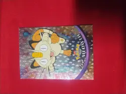 Meowth #52 2000 TOPPS CHROME HOLO Pokemon Card Rare - Image 1