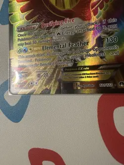 Pokemon TCG Breakpoint Ho-Oh EX Full Art Ultra Rare Holo Card 121/122 - Image 2