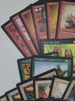 Vintage 1996 Magic The Gathering-Mirage-Commons Mixed Lot 60+ Cards Please Read - Image 5