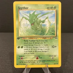 Scyther 46/75 1st Edition Neo Discovery Vintage Pokemon TCG Card - Image 1