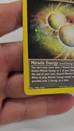Pokemon Neo Destiny Miracle Energy TCG 16/105 Holo Rare Card Decent condition! - Image 2