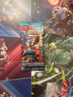 Pokemon Card Mega Brave M1L NEW SEALED Korean Booster Pack - Image 1